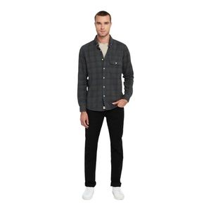 NWT Far Afield Larry Shirt Magnus Check Flannel‎ Size Medium